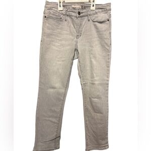 Athleta gray Sculptek ankle crop skinny jean size 4P